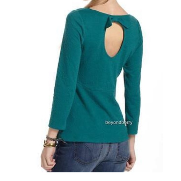 Anthropologie Bow-Back Peplum Blouse by Leifsdottir - Picture 5 of 5